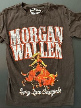 Women's Brown Morgan Wallen 'Long Live Cowgirls' Graphic Tee